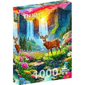 Enjoy Puzzle ENJOY Deer Paradise 1000p palapeli