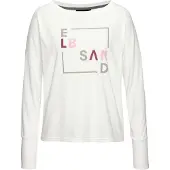 Elbsand Paita beige / tummanpunainen / valkoinen
