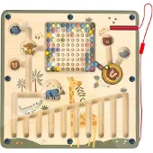 Playwood Wooden Magnetic Labyrinth Safari