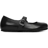 Birkenstock Nauhaballerina 'Santa Clarita LENA' musta