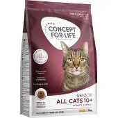Concept for Life 3kg All Cats 10+ - Paranneltu resepti kuivaruoka