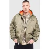 Jordan Flight Hooded Bomber Jacket - Mens, vihreä