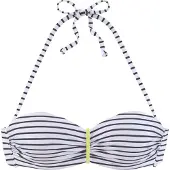 Venice beach Bikinitoppi tummankeltainen / musta / valkoinen