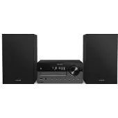 Philips TAM4505M2/12, Kodin mikroaudiojärjestelmä, musta, Tummanharmaa, 1 levyt, Kelkka, 80 W, 2-suuntainen