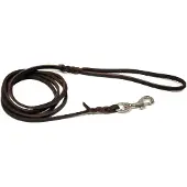 Dogman Leather Leash Lina Brown XS 6mm x 180cm
