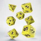 Q-workshop Puzzle Q Workshop Cyberpunk Red RPG Danger Zone noppasarja Keltainen &amp Musta Sp
