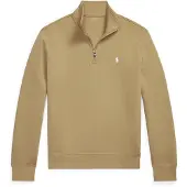 Ralph Lauren Double-Knit Quarter-Zip Pullover - XL