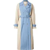Vila Vibera L/S Contrast Denim Trenchcoat - Blue - 42