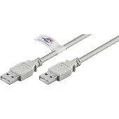 Pro USB 2.0 A/A - Harmaa - 2m