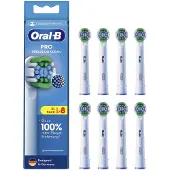 Oral-B Braun Pro Precision Clean brush heads, 8 pieces (8006540861073)