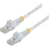StarTech.com 0.5m White Cat5e / Cat 5 Snagless Ethernet Patch Cable 0.5 m - Liitäntäkaapeli - RJ-45 (uros) - RJ-45 (uros) - 50 cm - UTP - CAT 5e - sn