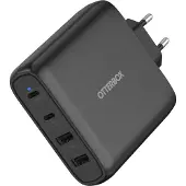 Otterbox STANDARD EU WALL CHARGER 100W - 2X USB-C + 2X USB-A USB-PD (78-81343)