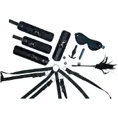 Sei mio - sängyn alle kiinnitettävä bondage-setti - musta