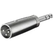 Goobay XLR Adapter 3pin XLR M - Jack M