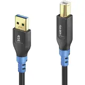 PureLink | FlexInstall | USB-A - USB-B | 2.0 | 0,5m | Musta