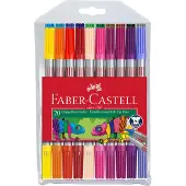 Faber-Castell Tussit - Kaksinkertainen Paksu/Ohut - 20 kpl - Mon - - OneSize - Tussit