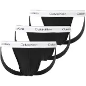 Calvin Klein Jock Strap 3Pk - Black - XS