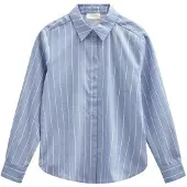 Freequent Fqsolly-Shirt - Blue - XL