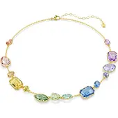 Swarovski Ketju keltainen / kulta / vaaleanvioletti / roosa