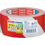 TESA Signal Universal, Punainen, Valkoinen, Polypropeeni (PP), 66 m, 55 mm (58134-00000-01)