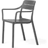 Nardi , Cassia tuoli käsinojilla Basalto