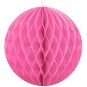 Party Deco Koristepallo, vaaleanpunainen, 10 cm, 1 kpl