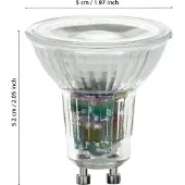 Eglo LED-lamppu SCOB 3W/830 345 lumen dimmable 2-pack GU10