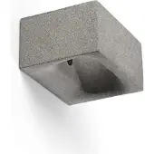 Faro Led ulkoseinävalaisin Glint, Alumiini/harmaa/sinkki, Betoni, Moderni