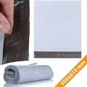 Rosfix Muovikuoret 500x610mm – Vedenkestävä, Kestävä LDPE-materiaali, 100 kpl setti
