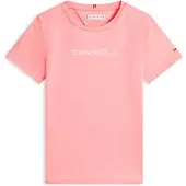 Tommy Hilfiger Paita roosa / valkoinen