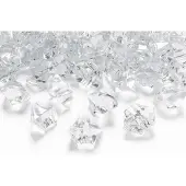 Party Deco Pöytäkoristekristalli, läpinäkyvä, 25 x 21 mm (1 pakkaus / 50 kpl)