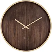 Nextime - Oslo Large Seinäkello 50 cm Ruskea
