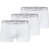 FILA Bokserishortsit harmaa / valkoinen