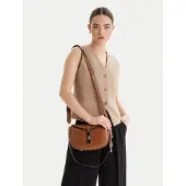 GUESS Brooke Shoulder Bag - Brown - ONE SIZE