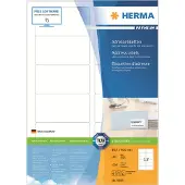 Herma 4666, Valkoinen, Paperi, Laser/Inkjet, Matta, Kiinteä, Pyöristetty suorakulmio