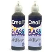 Creall Uudelleenasennettava ikkunamaali 160 ml - musta
