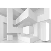 Artgeist White Geometry fototapetti