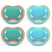 Philips Avent Ultra Air tutti, 6–18 kk, 4 kpl, sininen/turkoosi