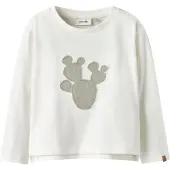 Lil´ Atelier Nmmhali Ls Loose Top Lil - Cream - 122-128