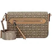 DKNY Olkalaukku 'Bryant Ave' ruskea / vaaleanruskea / kulta