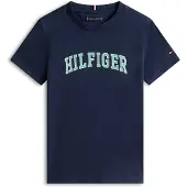 Tommy Hilfiger Paita 'Varsity' laivastonsininen / vaaleanvihreä / valkoinen
