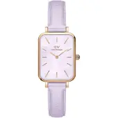 Daniel Wellington NAISTEN KELLO Quadro Lavender Mop 20mm DW00100637 + LAATIKKO (zw521b)