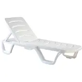 CLP Aurinkotuoli Bahama, 10 kpl setti, Balta