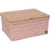 Handed By - Top Fit Säilytyskori kannella 31x23x15 cm Copper Blush
