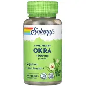 Solaray , Todelliset Herbat, Okra, 100 Kasviskapselia (400 mg per Kapseli)