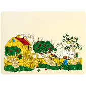 Muurla - Peppi Pöytätabletti 40,5x30 cm Keltainen