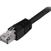 Deltaco STP-625S RJ-45 RJ-45 CAT 6 25m Musta