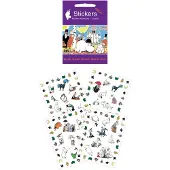 Muumi MOOMIN Tarrat Muumien seikkailut, 150 kpl