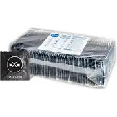 Exs Black - lateksikondomi (musta, 100 kpl)