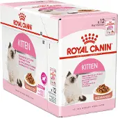 Royal Canin 48x85g Kitten kastikkeessa kissan märkäruoka